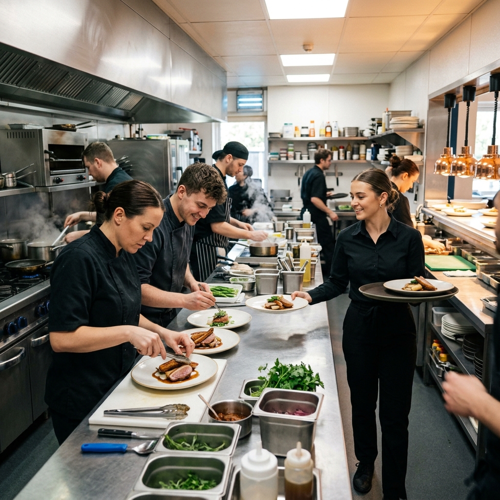 Restaurant workers
